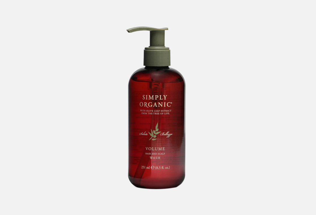 Simply Organic Hair shampoo Volume wash 