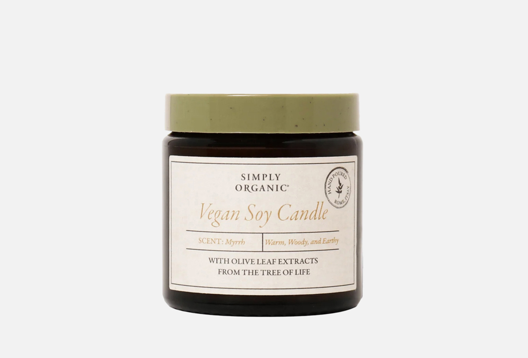 Scented candle Simply Organic Vegan Soy Candle 