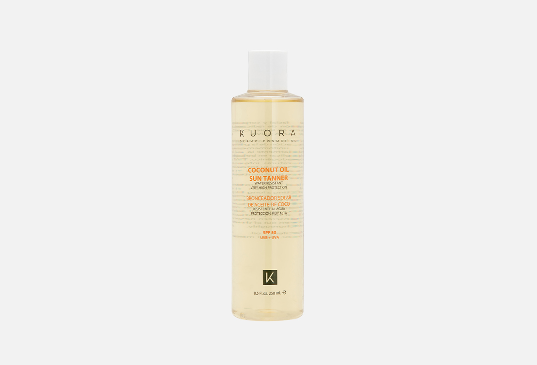 KUORA Tanning sunscreen oil spf50 Coconut oil