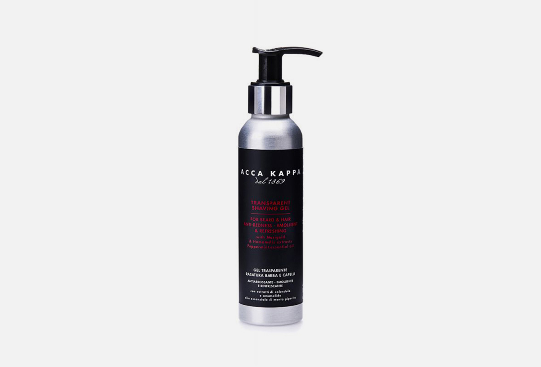 Acca Kappa Shaving Gel Anti-redness  & Refreshing