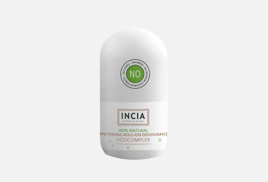 Roll-on deodorant for whitening INCIA 100% Natural  