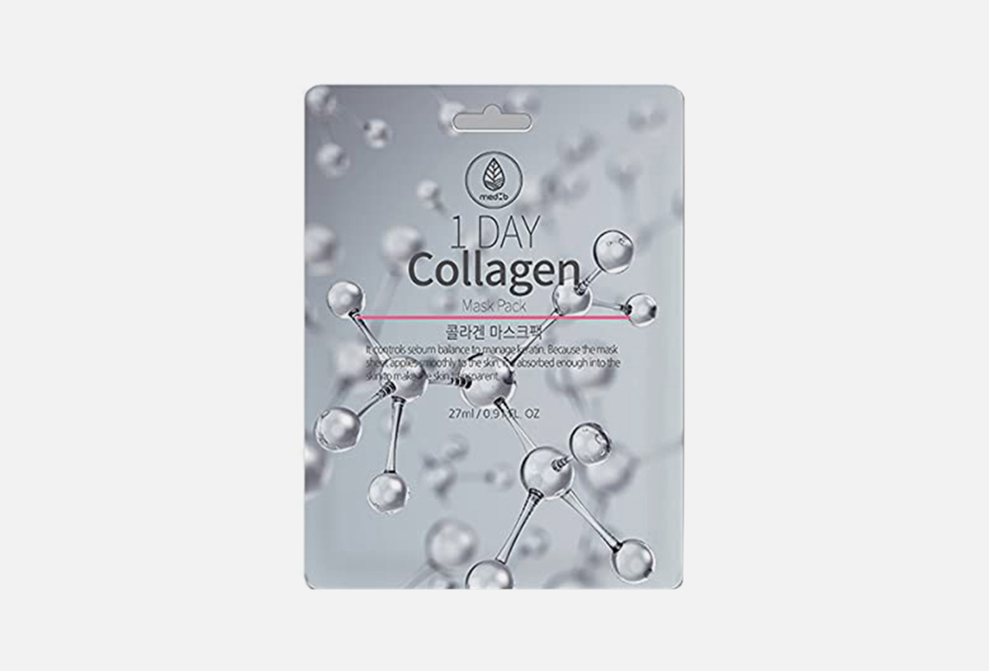 MEDB Face sheet mask 1 Day Collagen