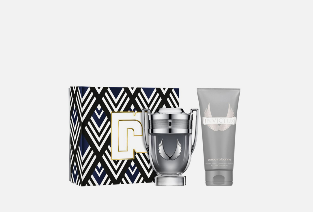 RABANNE Eau de Parfum & Body Wash Set Men's Invictus Platinum 