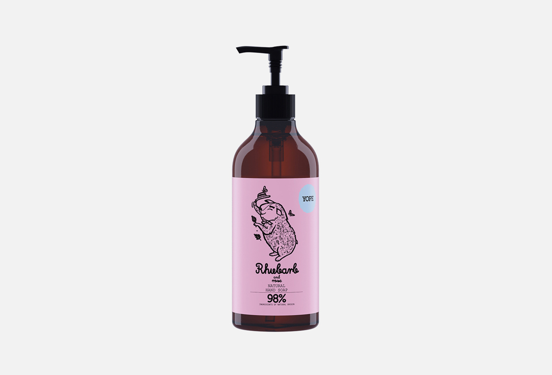 YOPE Hand Soap Rhubarb And Rose