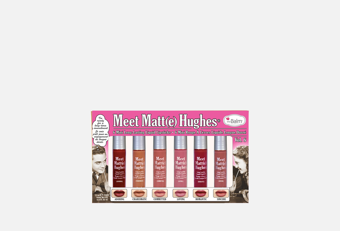 The Balm Mini Liquid Lipstick set  Meet Matte Hughes