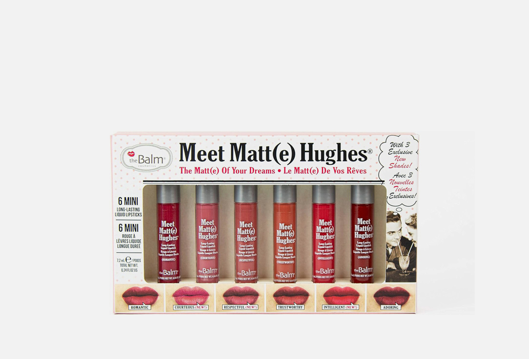 The Balm Mini Liquid Lipstick set  Meet Matte Hughes