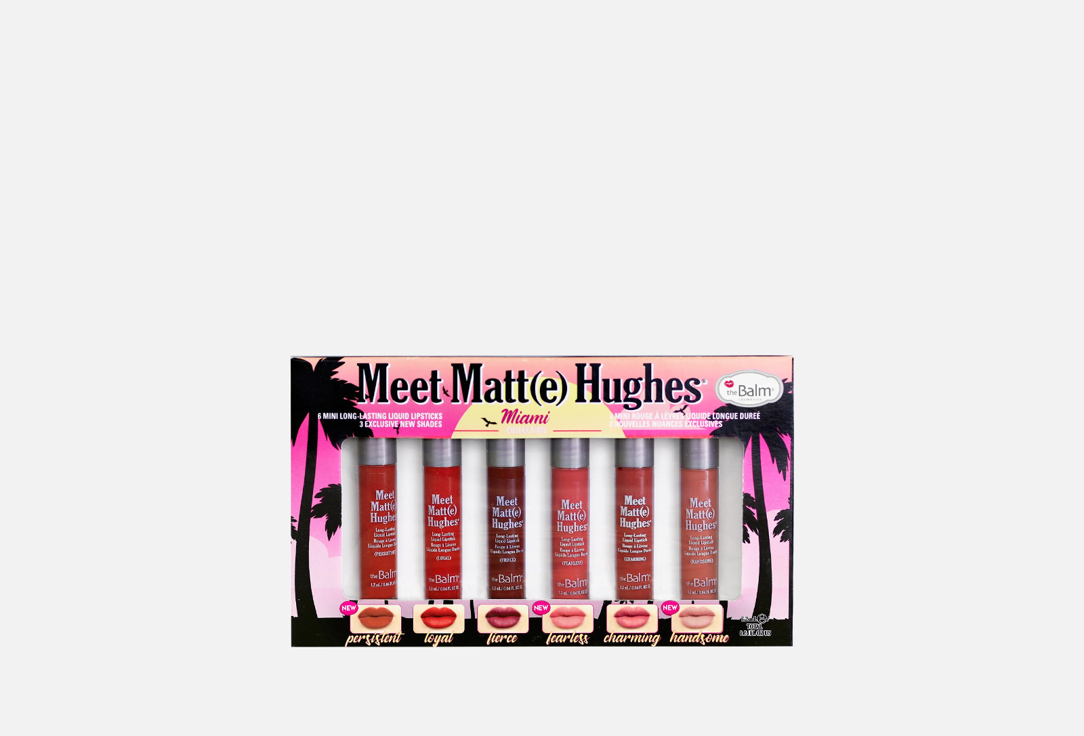 The Balm Lipstick Mini Kit Meet Mattes Hughes Miami