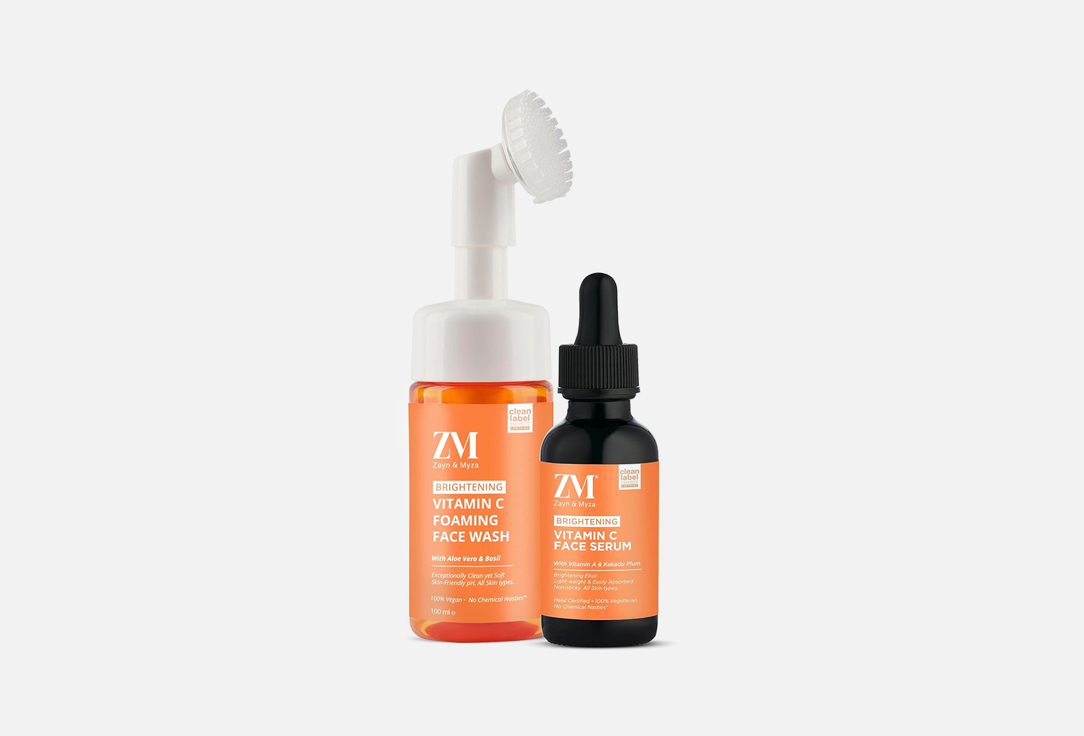 ZAYN & MYZA Vitamin C Foaming Face Wash & Face Serum  Set Skincare