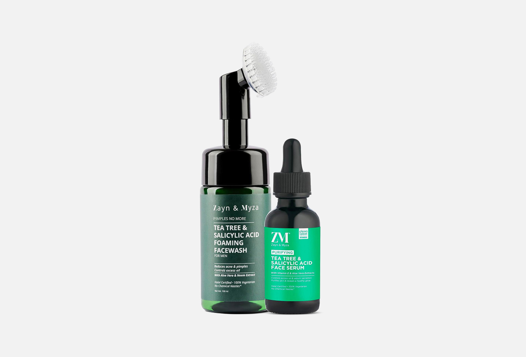 ZAYN & MYZA Tea Tree&Salicylic Acid Foaming Face Wash&Face Serum Skincare