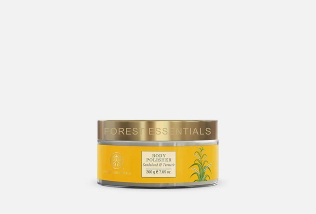 Forest Essentials Body Polish   Sandalwood and Turmeric  