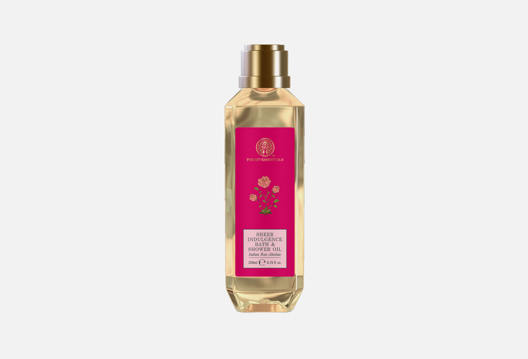 Forest Essentials Bath and Shower Oil   Indian Rose Absolute