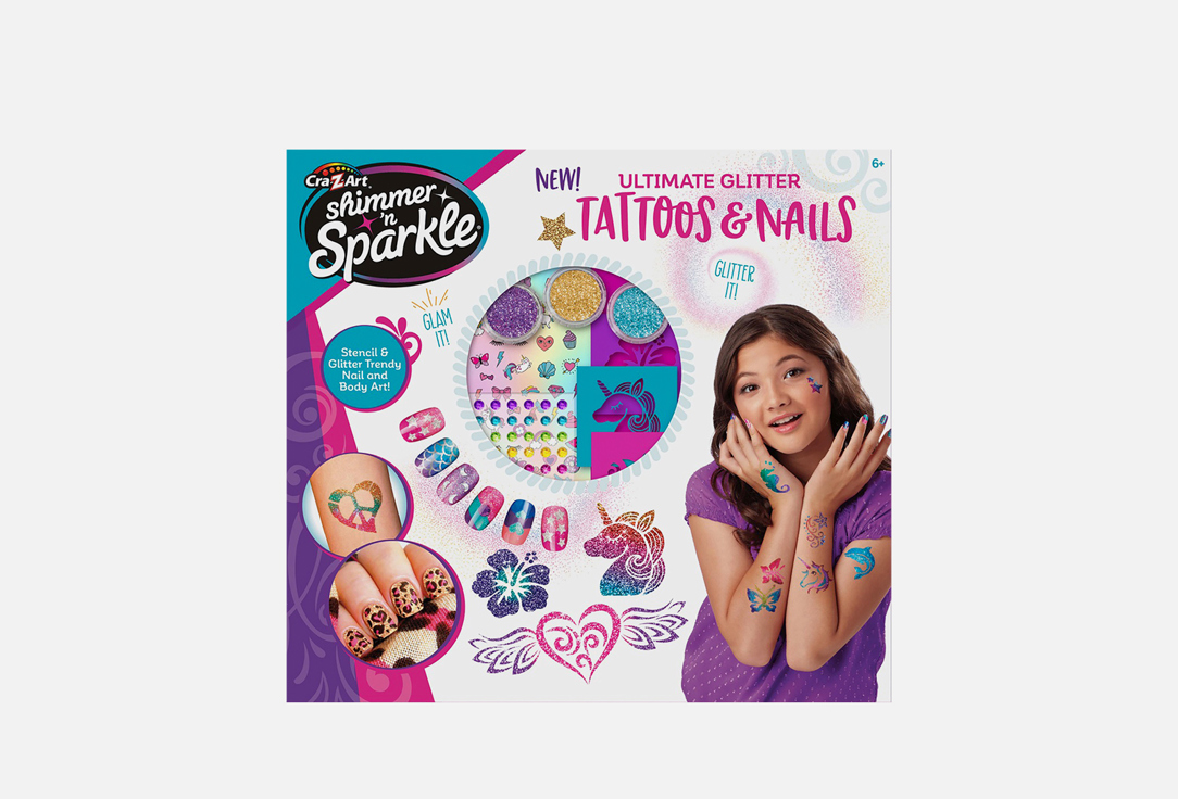 Shimmer N Sparkle Nails & Body Tattoos Sparkling Glitter