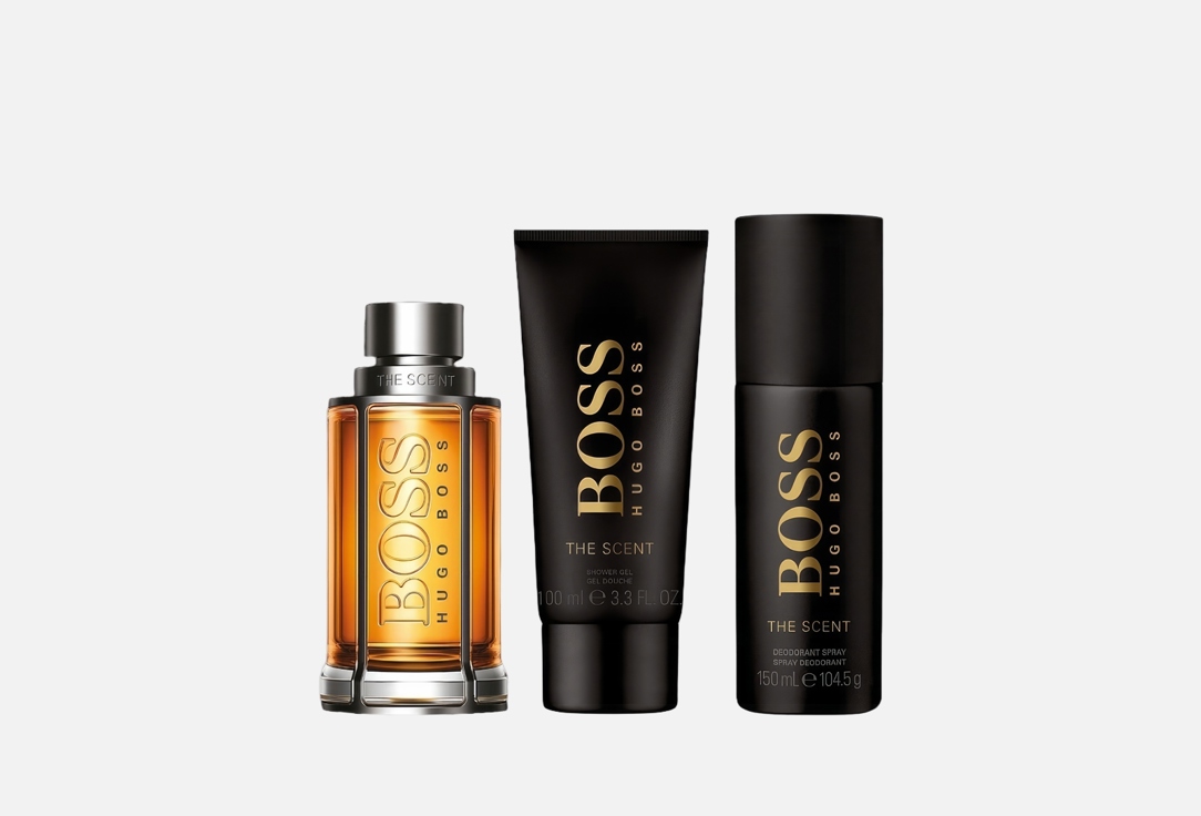 Hugo Boss Eau de Toilette, Deodorant Spray, Shower Gel Set The Scent