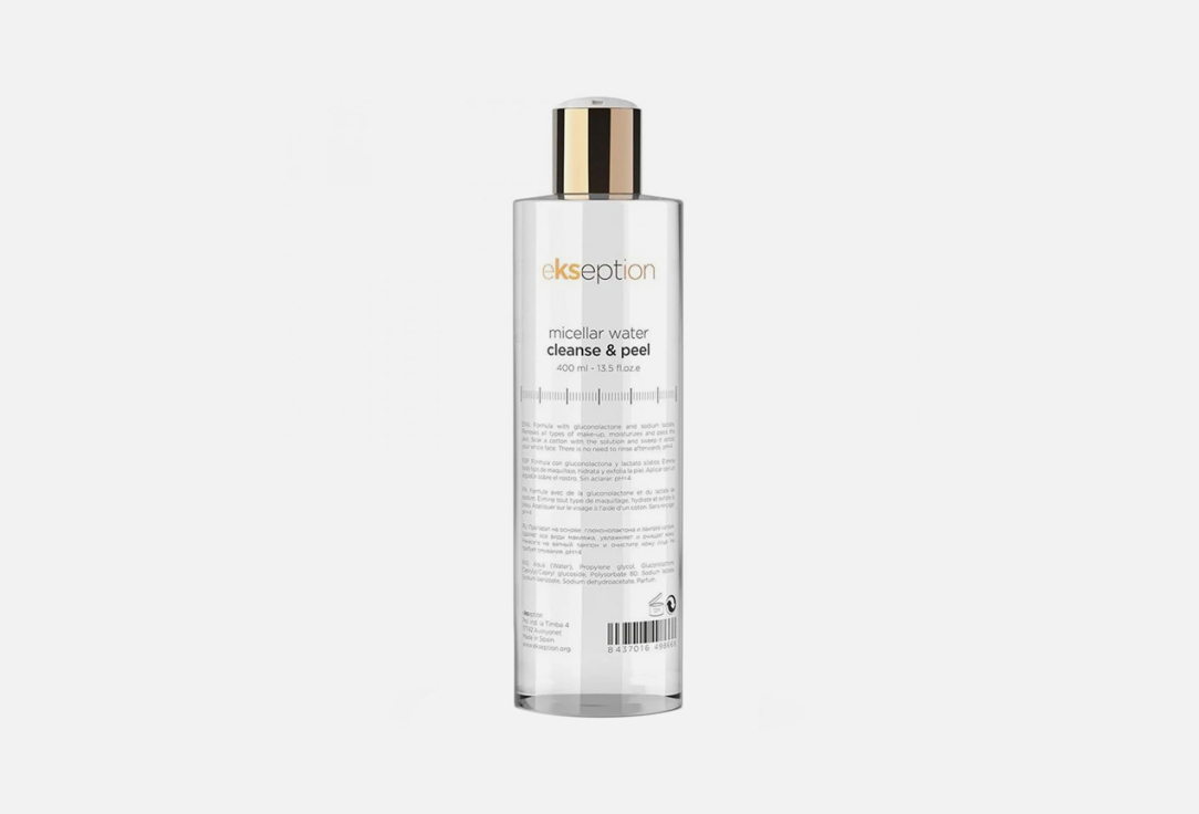 Ekseption Micellar water Cleanser and peel