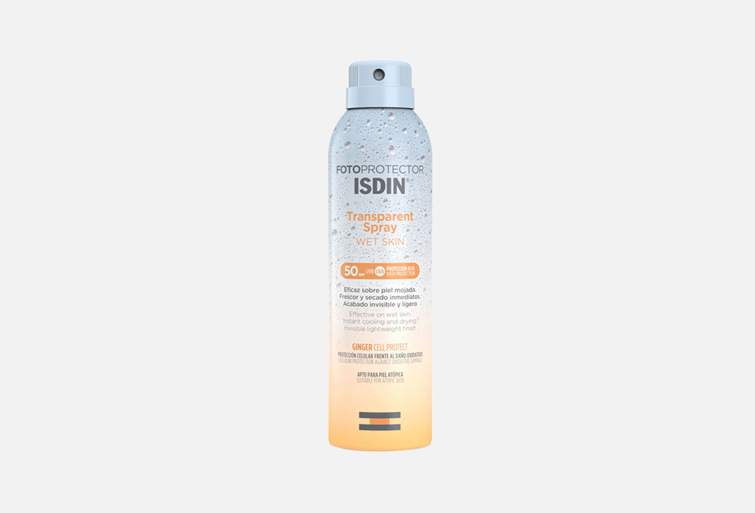 Sunscreen Spray Spf30 +  ISDIN Fotoprotector  Transparent Wet Skin  