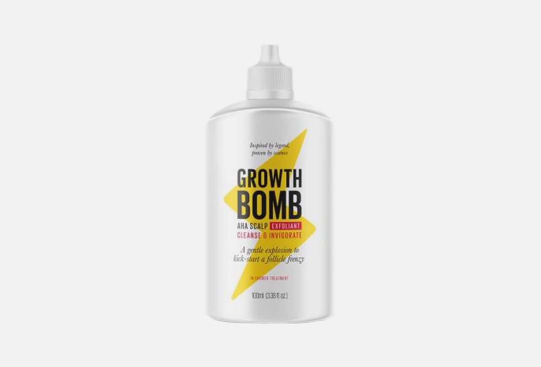 Growth Bomb Hair scalp aha exfoliant cleanse & invigorate