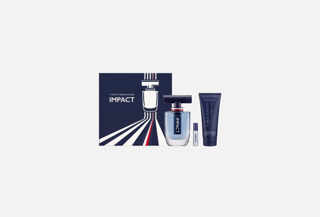 Tommy Hilfiger Eau de Toilette, Eau de toilette travel size,  Shower gel set Impact spring 2024