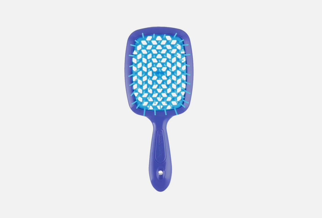 Janeke  Hair brush  Superbrush Violet Turquoise 