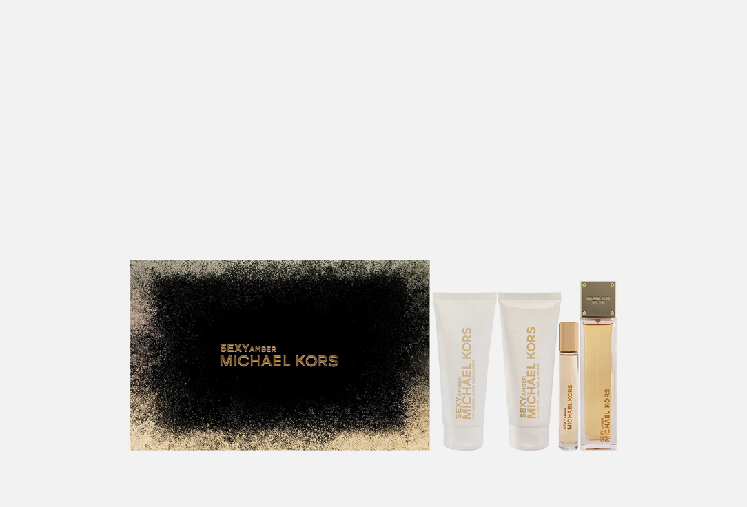 Michael Kors Eau de Parfum & body lotion & shower gel set Sexy Amber