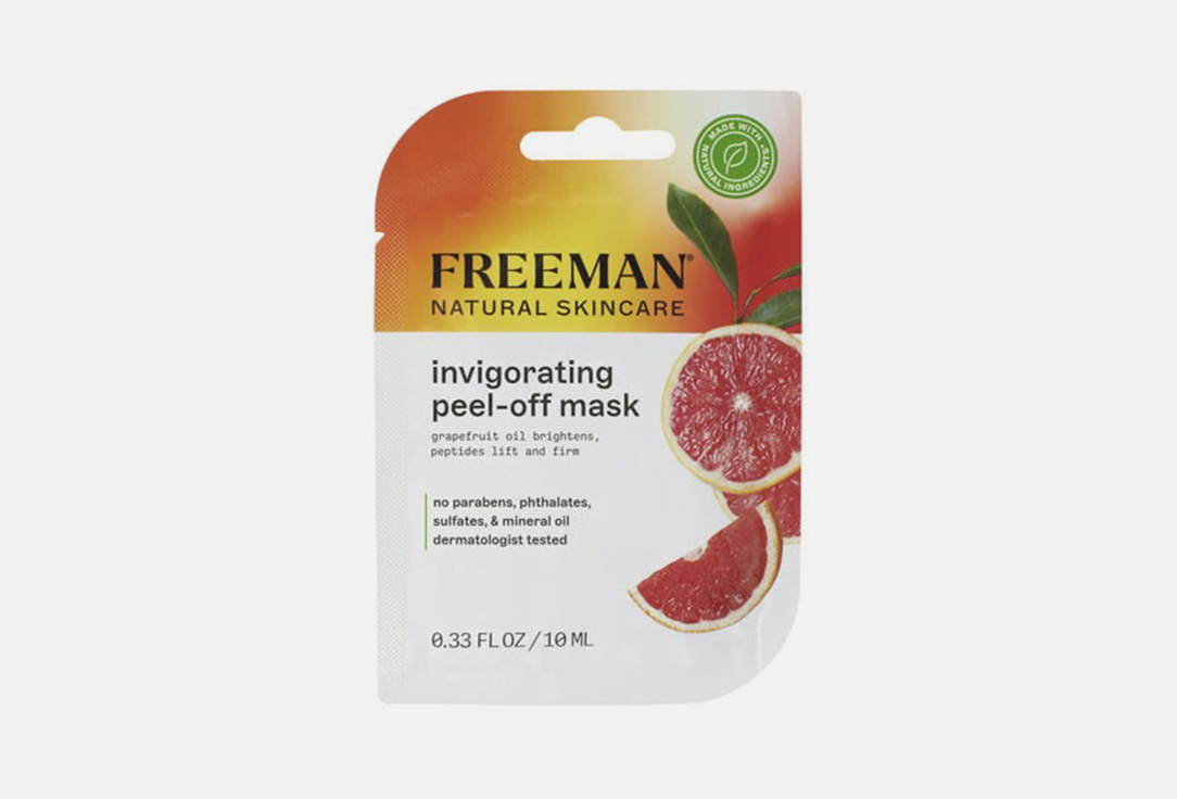 Freeman Beauty  Peeling Face Mask   Invigorating Grapefruit & Peptides