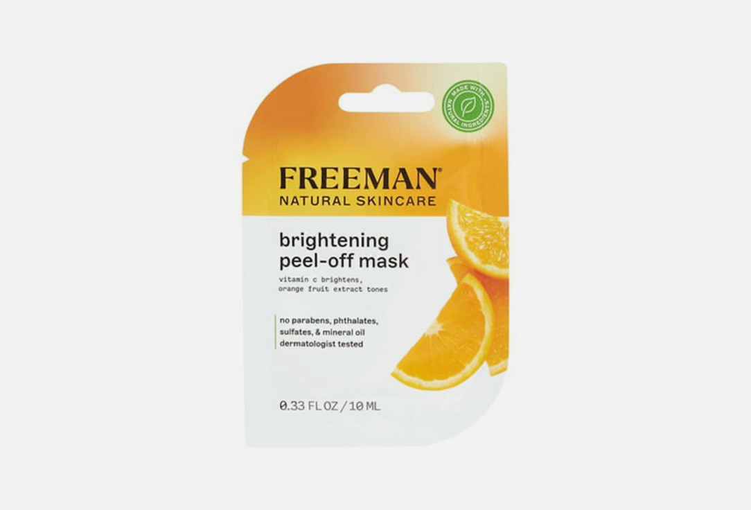 Freeman Beauty  Peeling Face Mask   Brightening Vitamin C & Orange Extract 