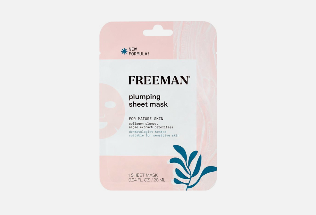 Freeman Beauty Face Sheet Mask    Plumping Collagen 