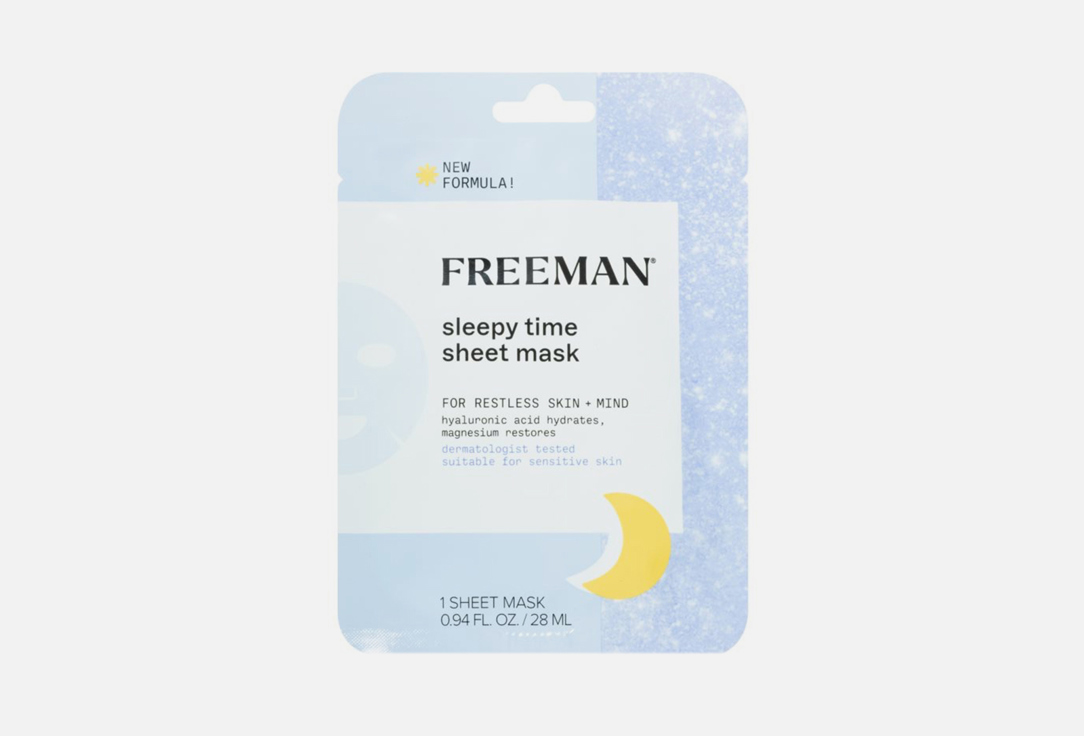 Freeman Beauty Face night Sheet Mask   Sleepy Time