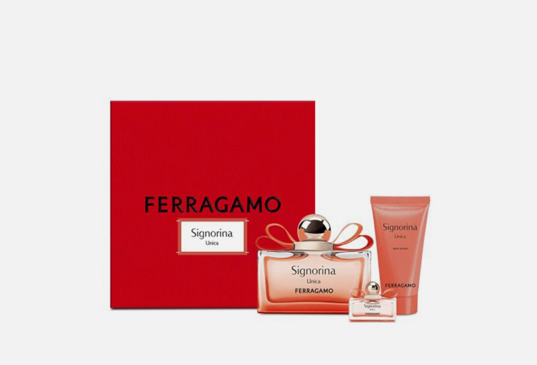 SALVATORE FERRAGAMO Eau de Parfum & Body lotion Set Signorina Unica 