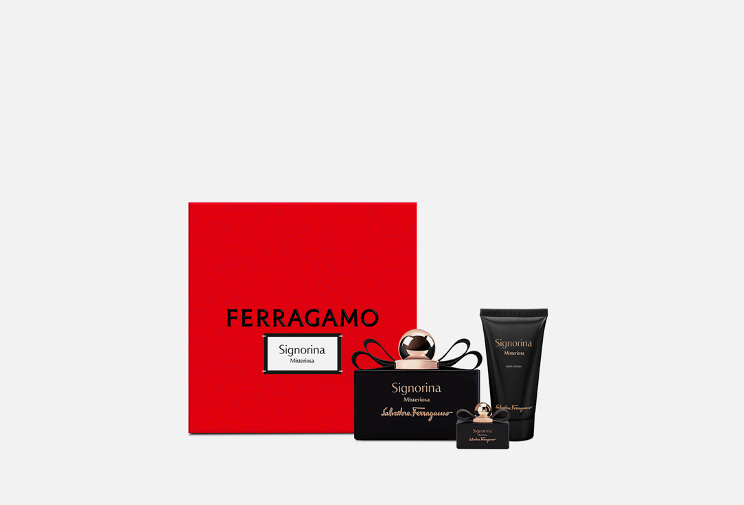 SALVATORE FERRAGAMO Eau de Parfum & Body Lotion set  Signorina Misteriosa 