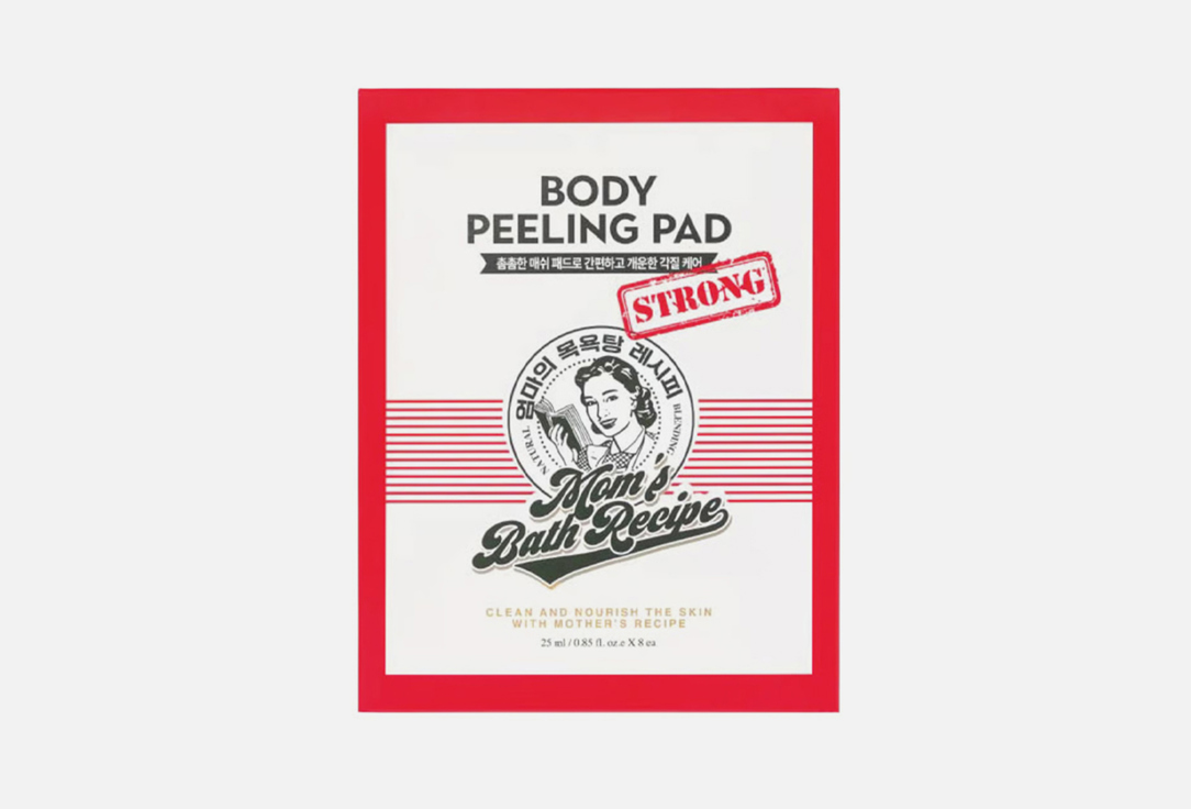 Mom's Bath Recipe Body Peeling Pad Strong  