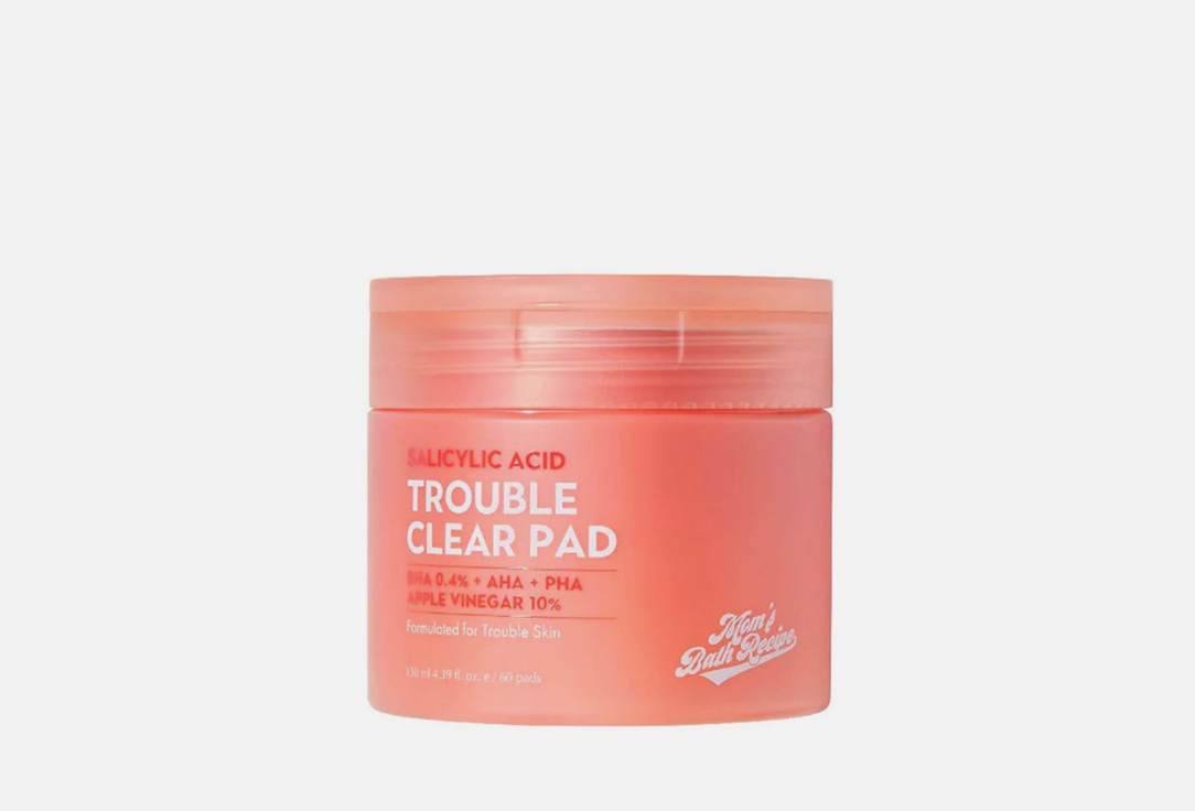 Mom's Bath Recipe Face Toner Pad Trouble Clear