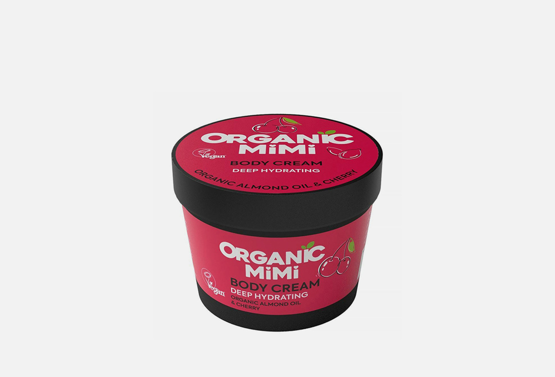 ORGANIC MIMI Body Cream Deep Hydrating Almond & Cherry