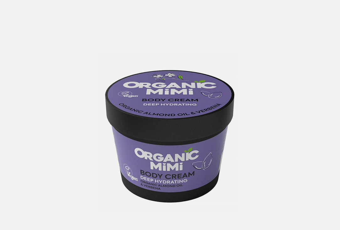 ORGANIC MIMI Body Cream Deep Hydrating Almond & Verbena