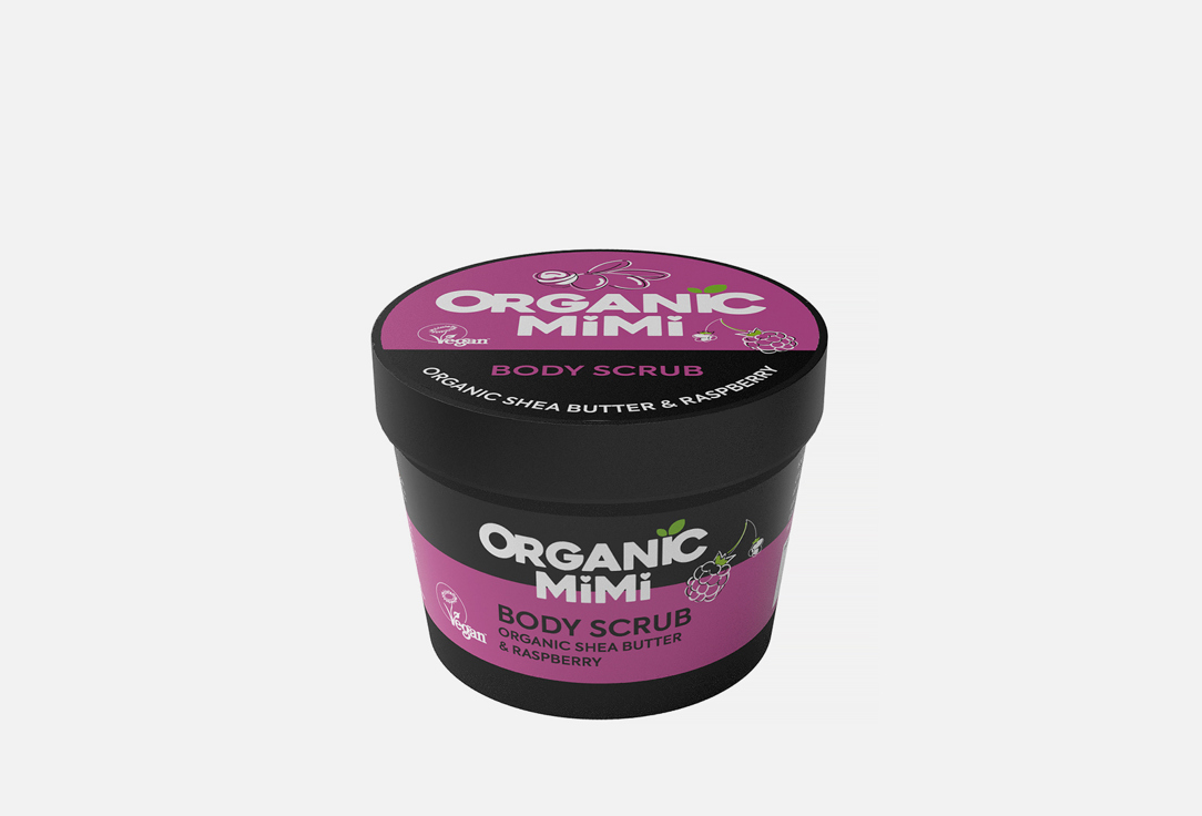 ORGANIC MIMI Body Scrub Shea & Raspberry