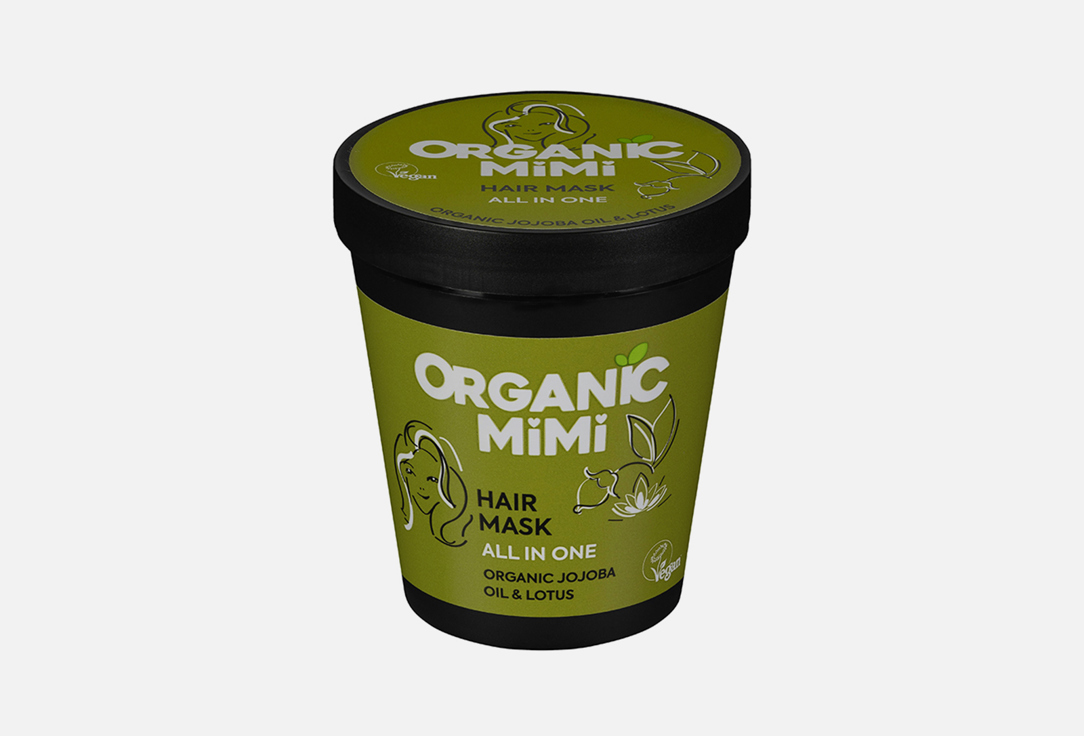 ORGANIC MIMI Hair Mask All in One Jojoba & Lotus