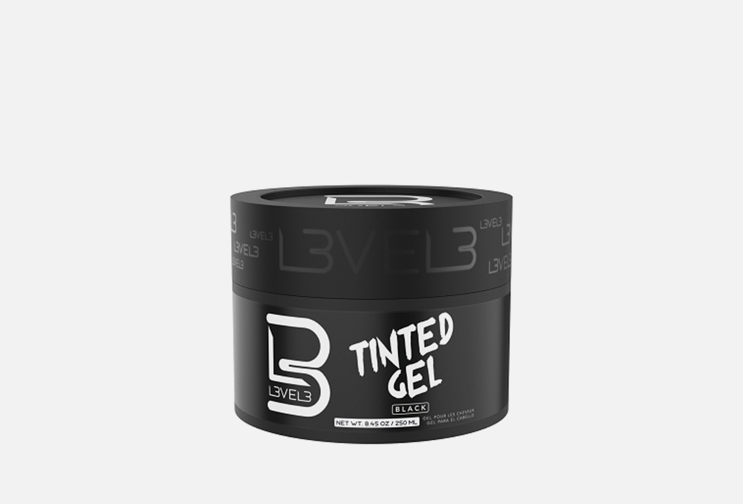 L3VEL3 Hair gel  Tinted black