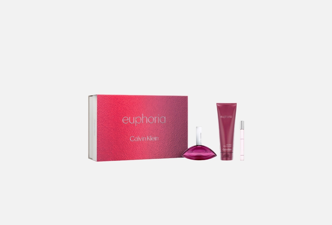 Calvin Klein Eau de parfum & body lotion Set Euphoria