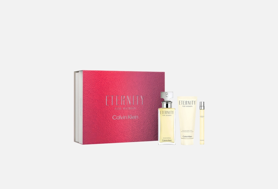 Calvin Klein Eau de parfum & body lotion Set Eternity