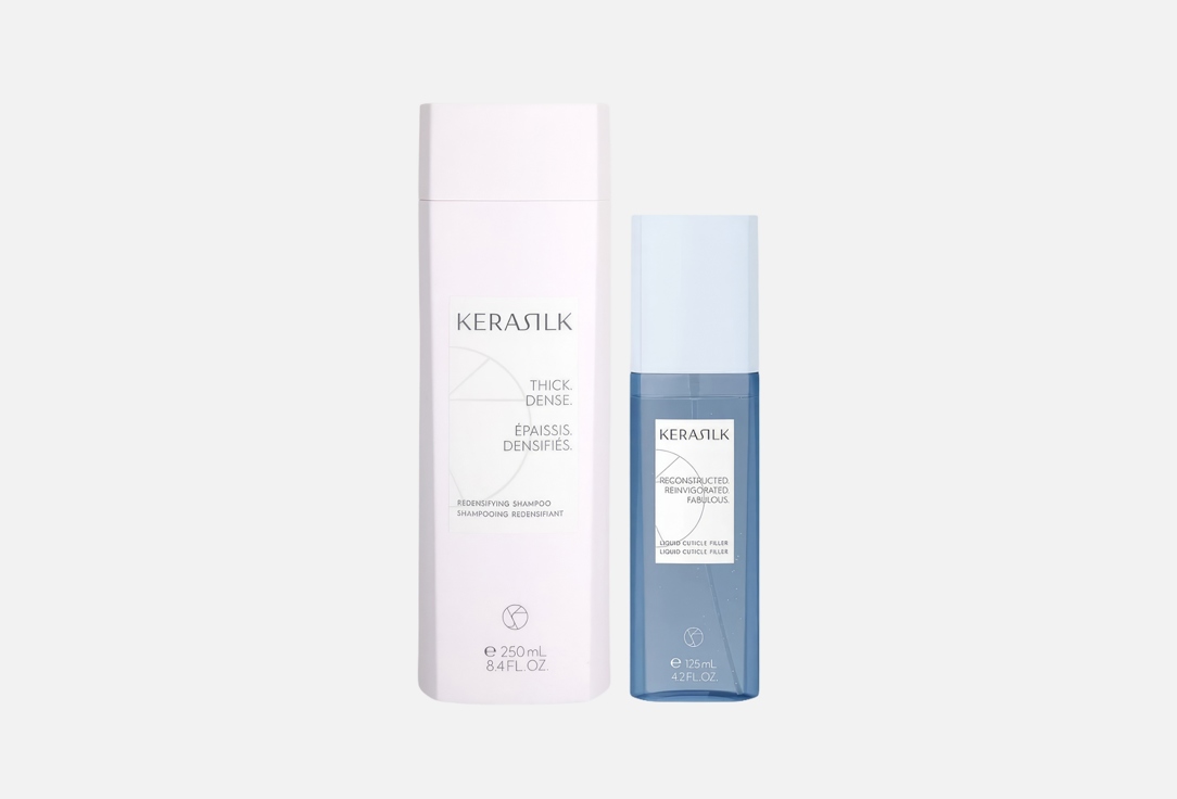 KERASILK Shampoo & Hair spray set REDENSIFYING