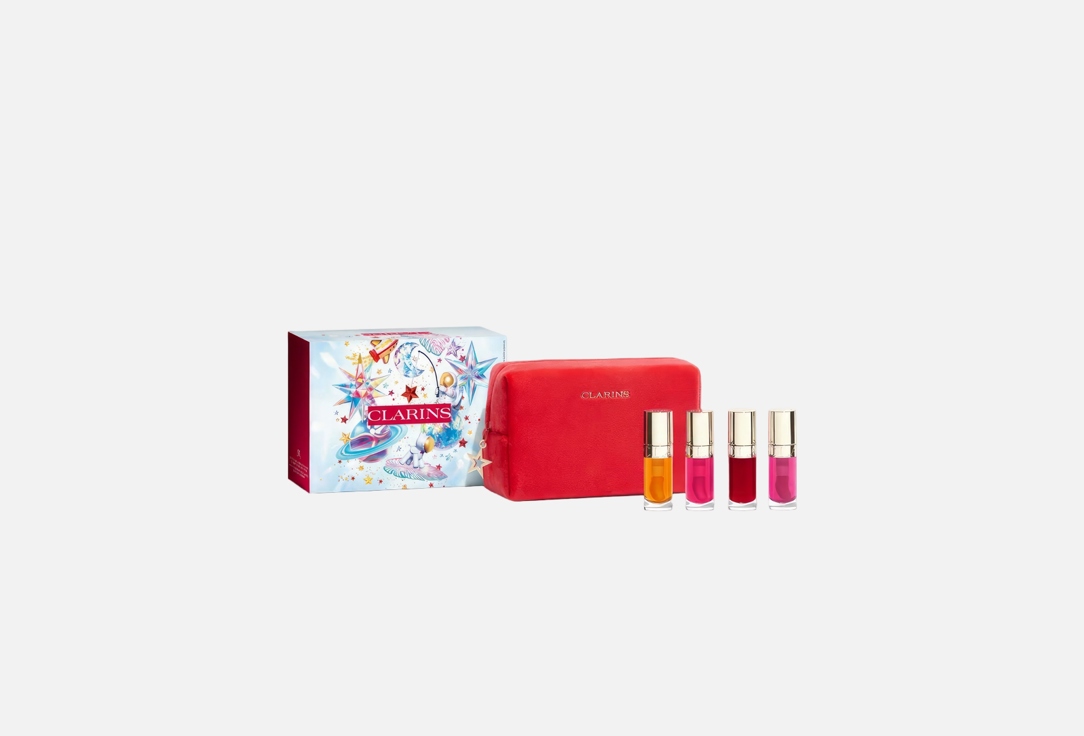 Clarins Nourishing Lip Oils Set Iconic Lip Oil Collection