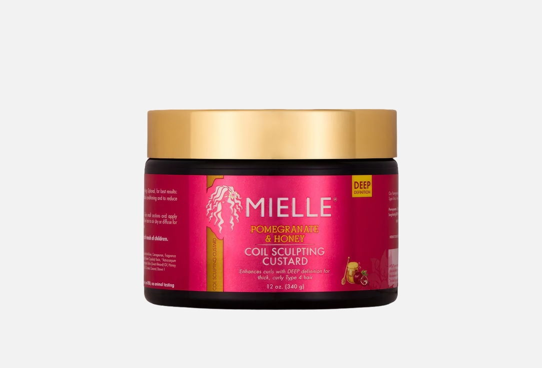 Mielle Curls Styling Cream Pomegranate & Honey Coil Sculpting Custard