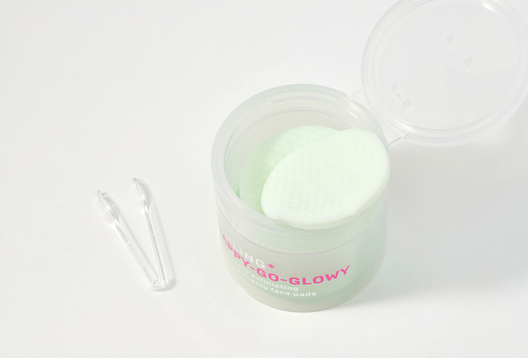 DARLING* Exfoliating face pads Happy-go-glowy