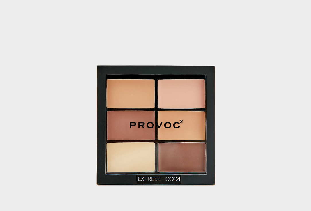 Provoc Face palette Contour correct conceal