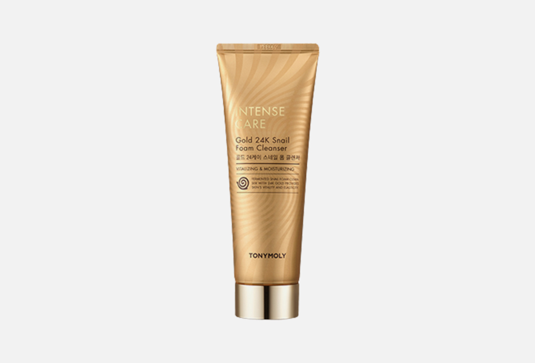 Tony Moly  Snail Intense Care Foam face Cleanser Gold 24K