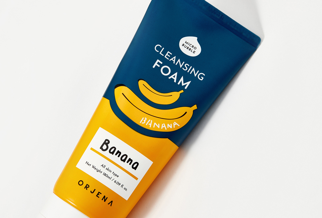 ORJENA Face Cleansing Foam Smile Day Banana