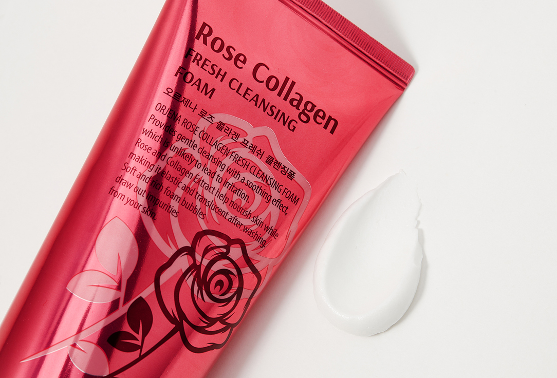 ORJENA Face Cleansing Foam Rose Renewal