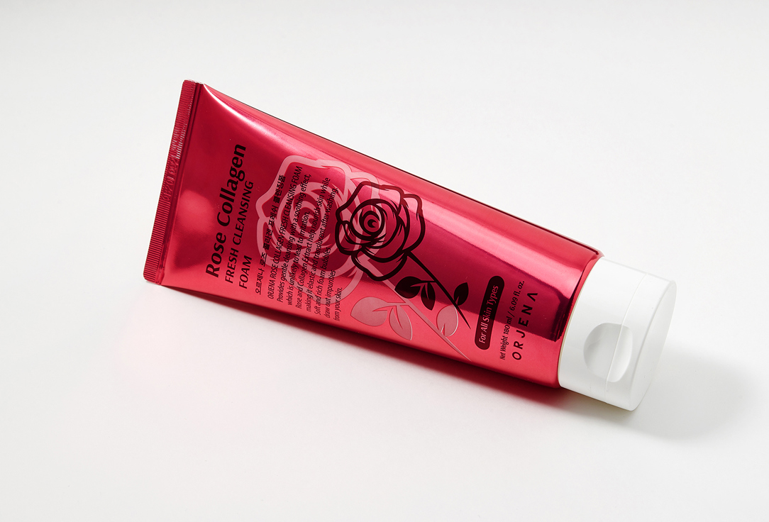 ORJENA Face Cleansing Foam Rose Renewal