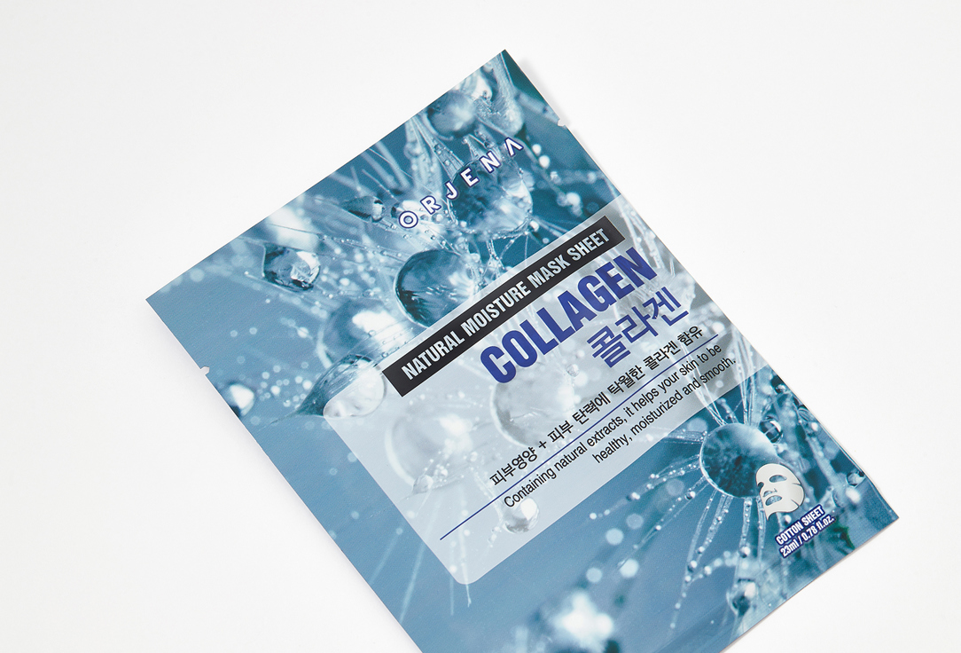 ORJENA Nourishing Face Sheet Mask Natural Moisture Collagen