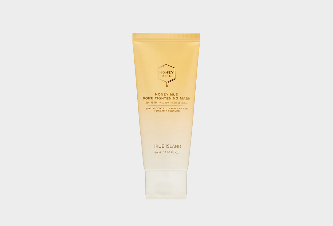 True Island Face Mask HONEY BEE HONEY MUD PORE TIGHTENING