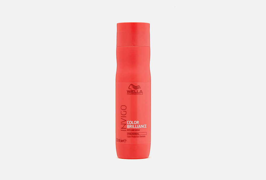 Wella Professionals Shampoo for Colored Thin Hair Invigo Color Brilliance Color Protection Shampoo